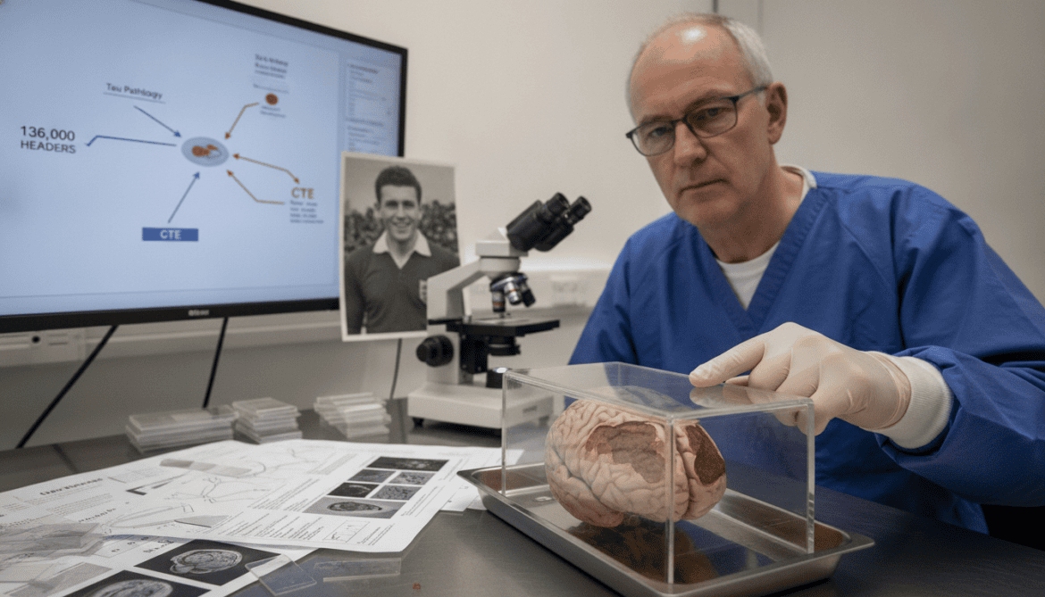 Nobby Stiles 136,000 headers linked to brain disease by forensic pathologist
