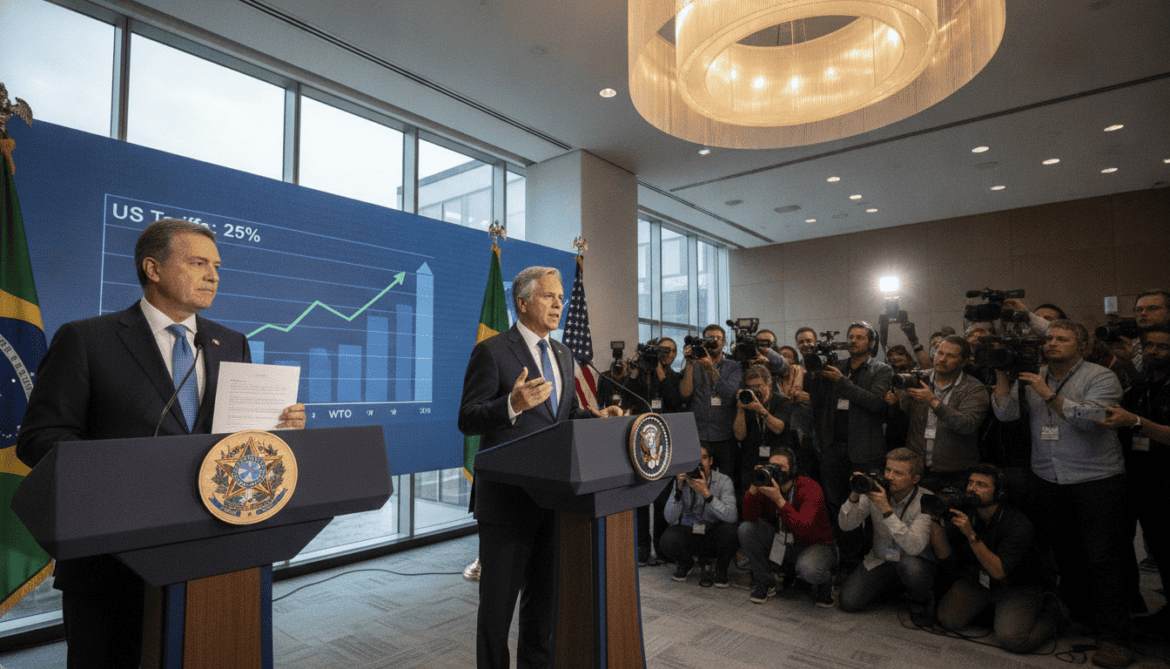 US Announces 25% Tariffs on Brazilian Imports, Brazil Vows WTO Challenge