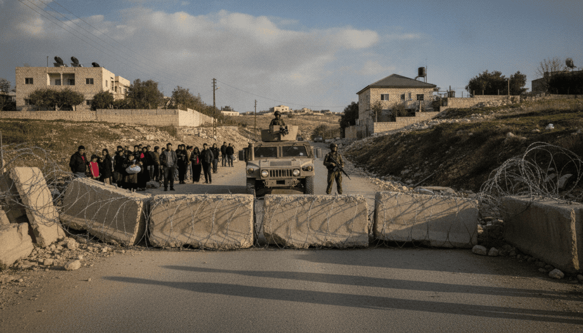 Sinjil, West Bank, left sealed off after settler attack and military raids