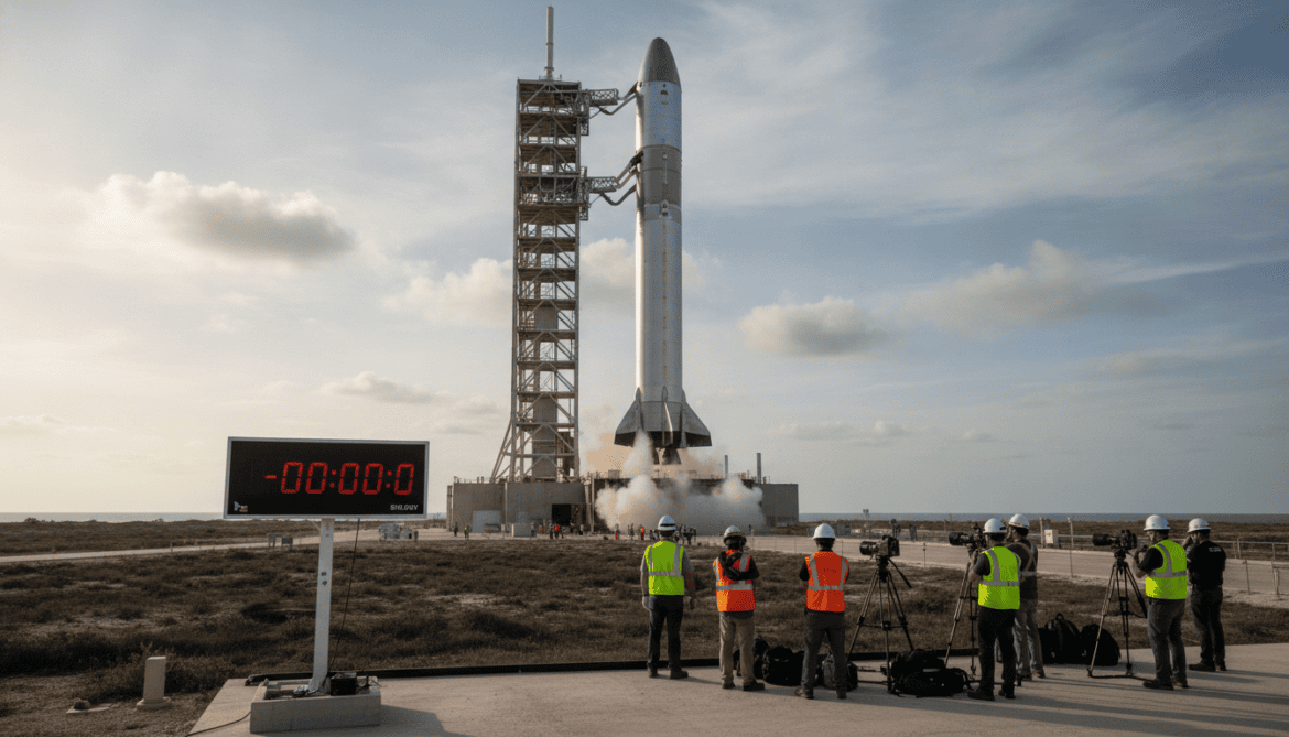 SpaceX Starship fails to lift off after being readied for test flight