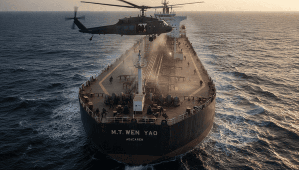 US Marines Release Video Boarding M/T Wen Yao in Gulf of Oman