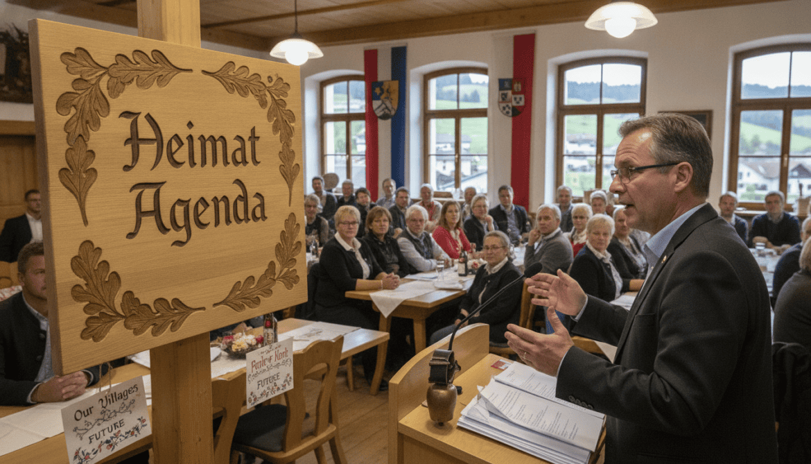 Alois Rainer launches Heimat Agenda to boost rural economy amid cuts