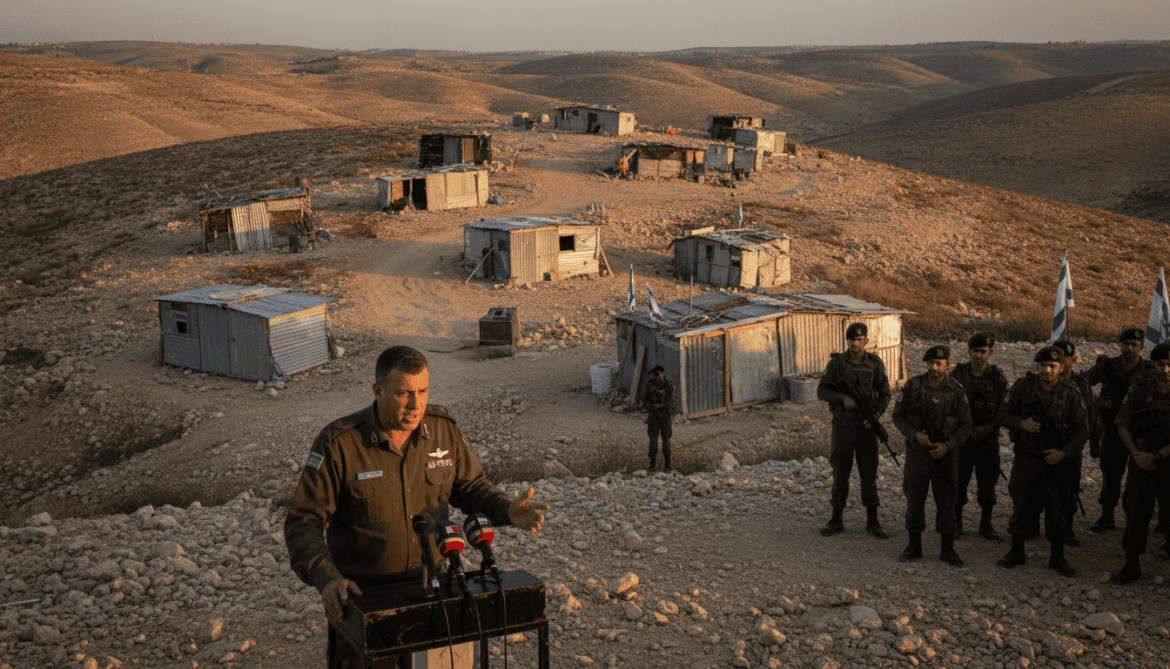 Israeli general praises illegal West Bank outposts as security assets