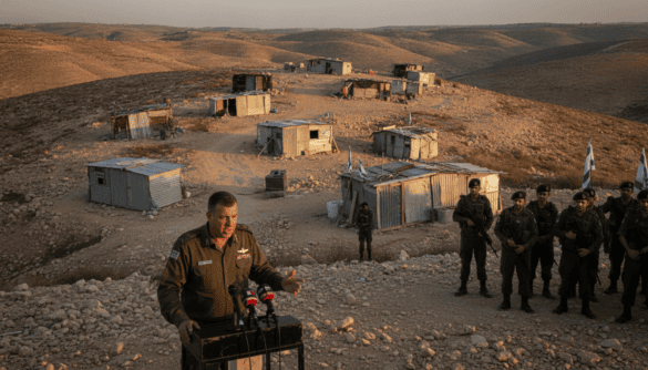 Israeli general praises illegal West Bank outposts as security assets