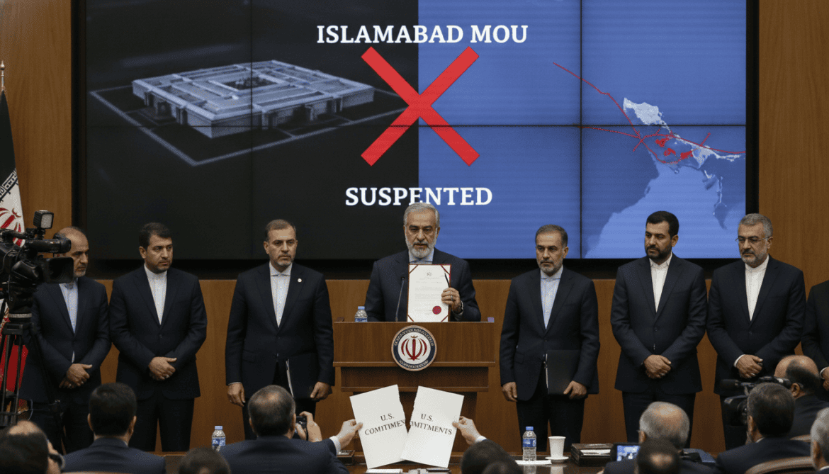 Iran suspends Islamabad MoU commitments with US amid ongoing attacks