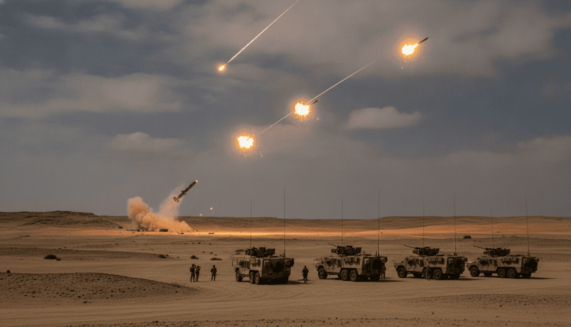Jordanian military intercepts three Iranian missiles while fourth falls in remote area