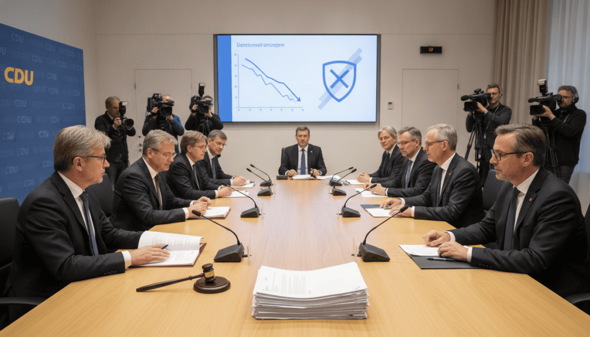 CDU adopts plan to tighten debt brake and phase out defense exception