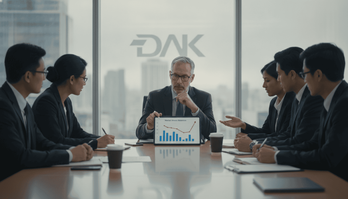 DAK finds sick leave drops through June as mental illness absences rise