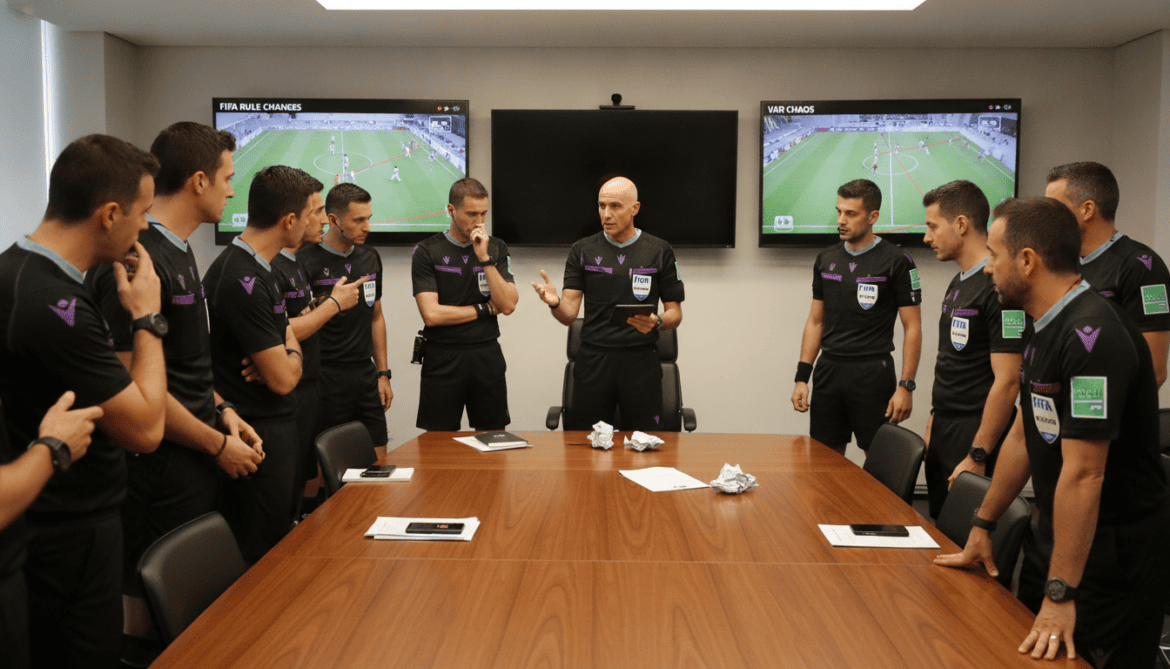 World Cup referees criticize FIFA after sweeping rule changes and VAR chaos