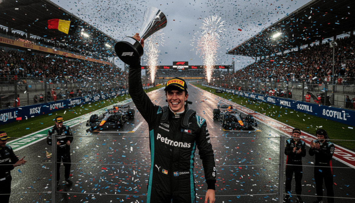 Kimi Antonelli surges toward youngest Formula 1 title after Belgian win