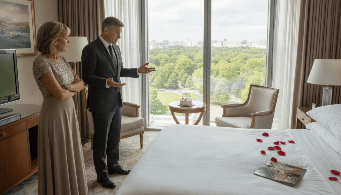 Luxury hotel booking for wife's birthday backfires with park view room