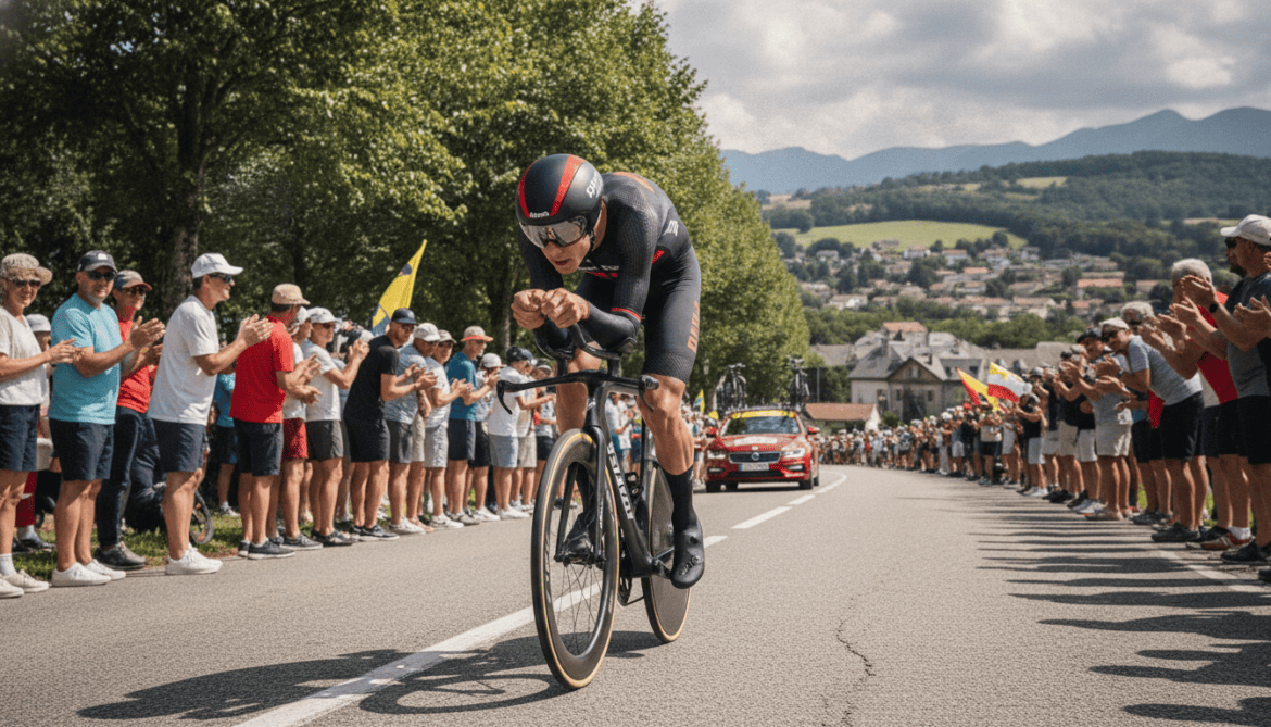 Aerodynamics and rider position power Tour de France time trial speeds