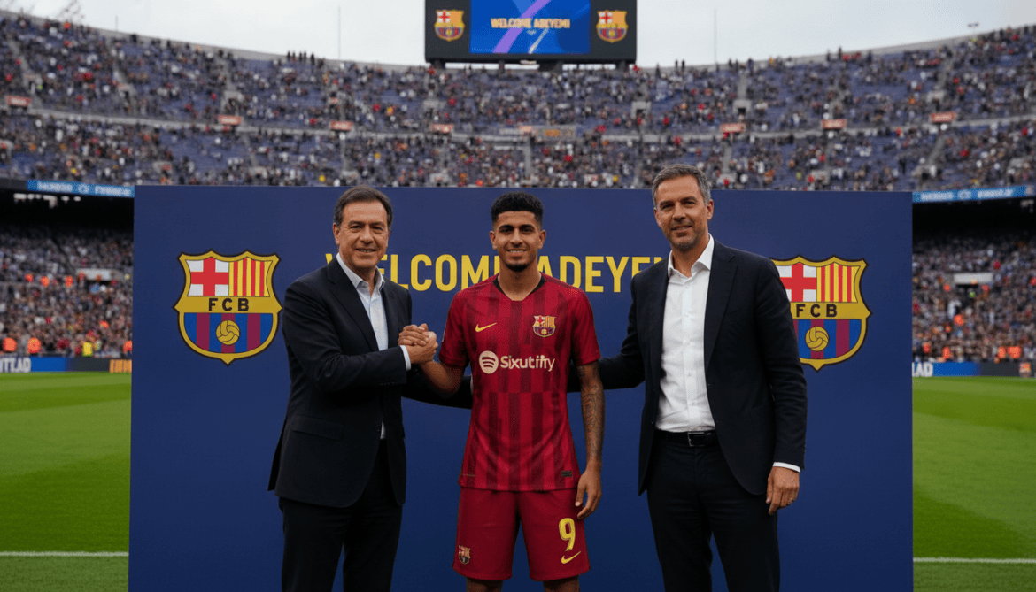 FC Barcelona confirms signing of Karim Adeyemi from Borussia Dortmund