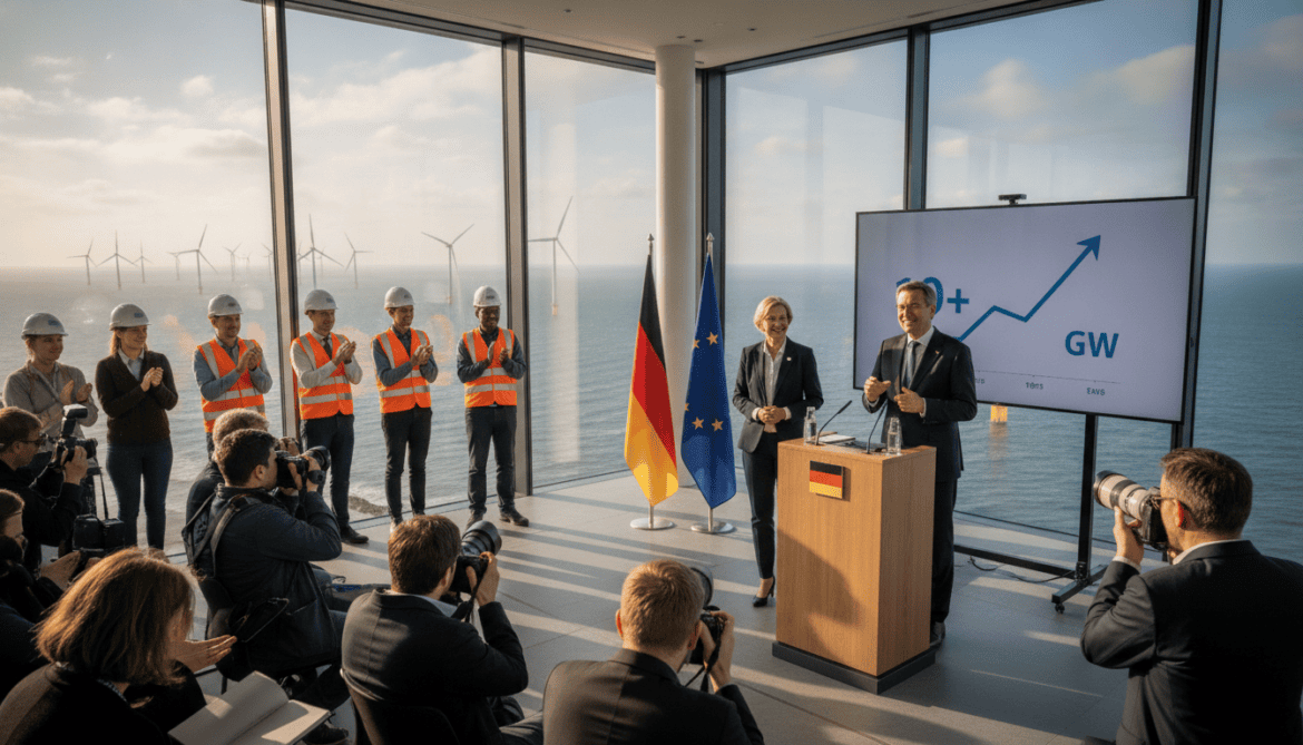 German Offshore Wind Capacity Exceeds 10 GW After Record First Half Installations