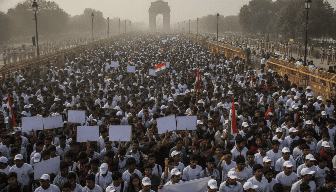 India NEET exam leak ignites mass youth protests in Delhi