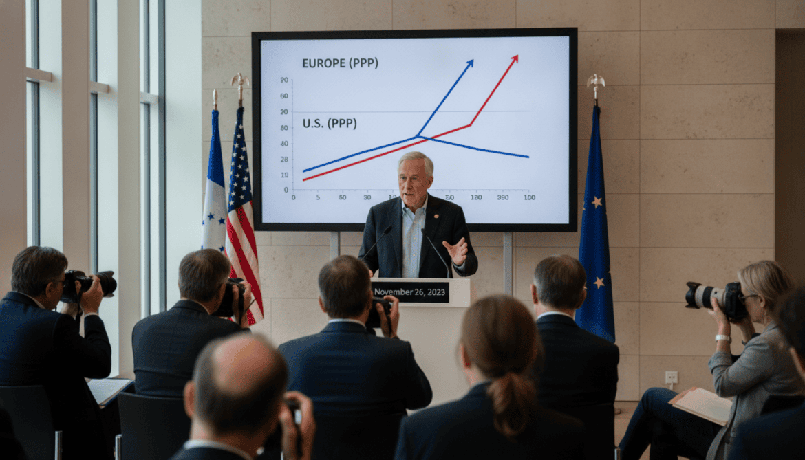 Krugman argues Europe matches US living standards by purchasing power parity