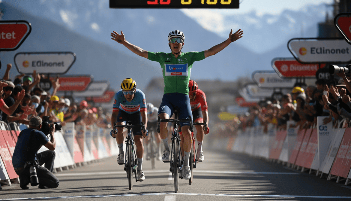 Jasper Philipsen wins Tour de France Stage 17 narrows Green Jersey gap