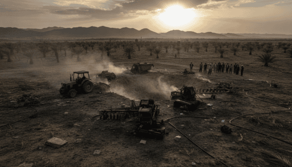 US missiles strike farmers' equipment in Bushehr's Dashti county, no casualties reported