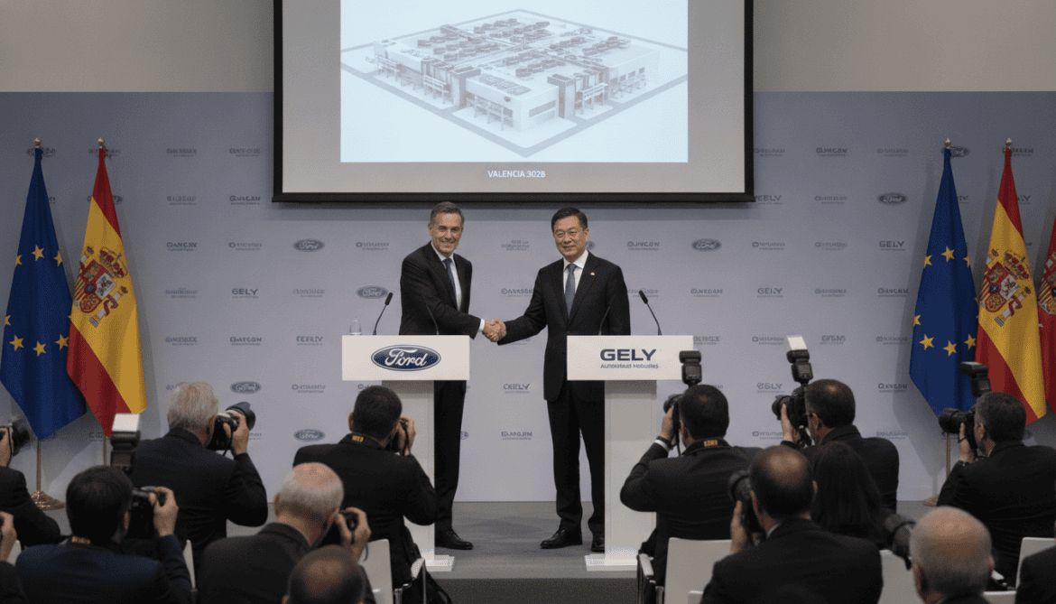 Ford and Geely announce Valencia joint venture to build cars from 2028