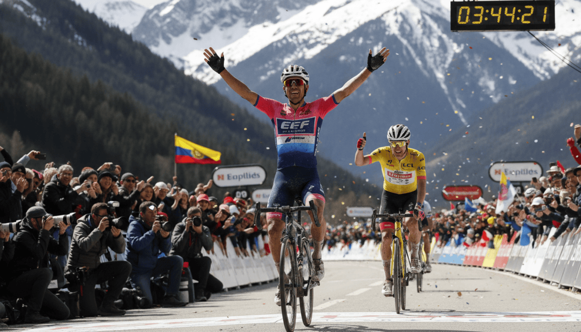 Richard Carapaz wins Tour de France Stage 18 as Pogacar retains yellow