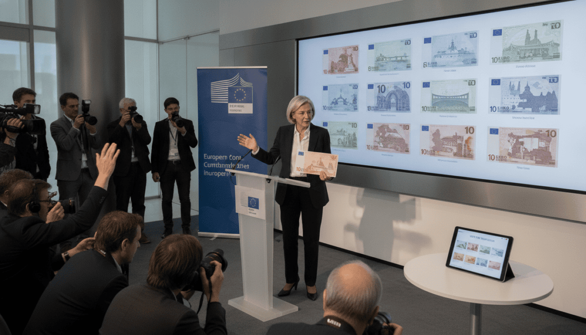 ECB unveils ten euro banknote designs and opens public online vote