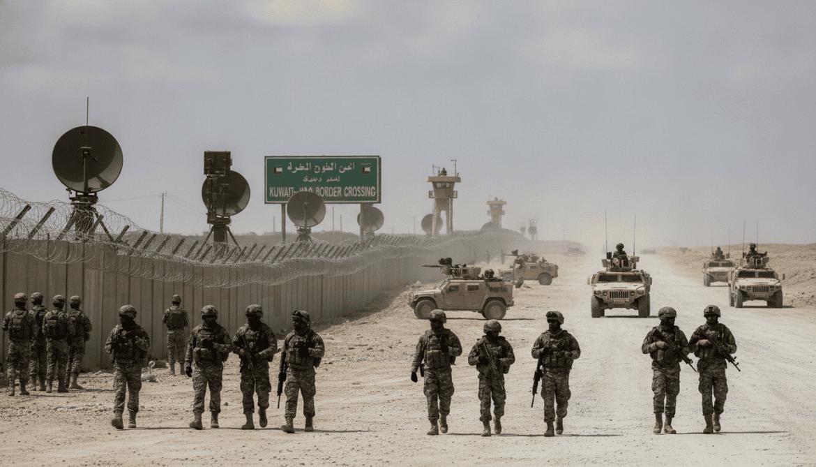Kuwait Orders Security Measures After Hostile Drone Attacks on Iraq Border Crossing