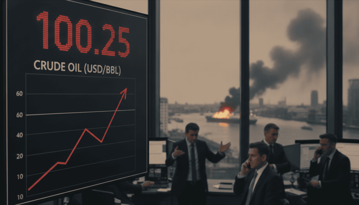 Oil price surges to $100 after Red Sea tanker attacks