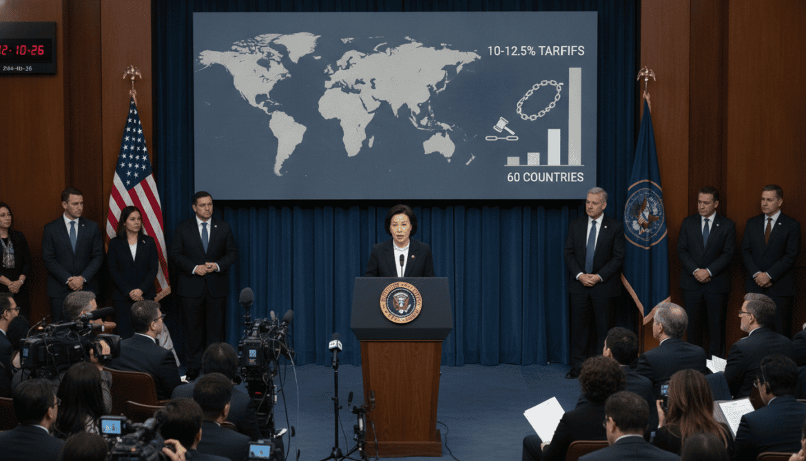 US announces 10–12.5% tariffs on 60 countries for forced labor concerns