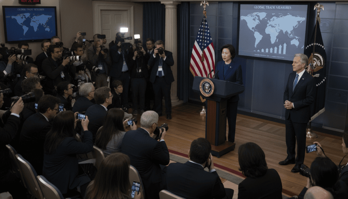 US announces tariffs on imports from 60 countries citing forced labor