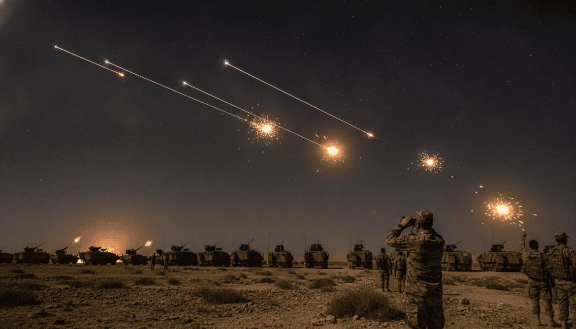 Jordanian military intercepts seven Iranian missiles and six drones