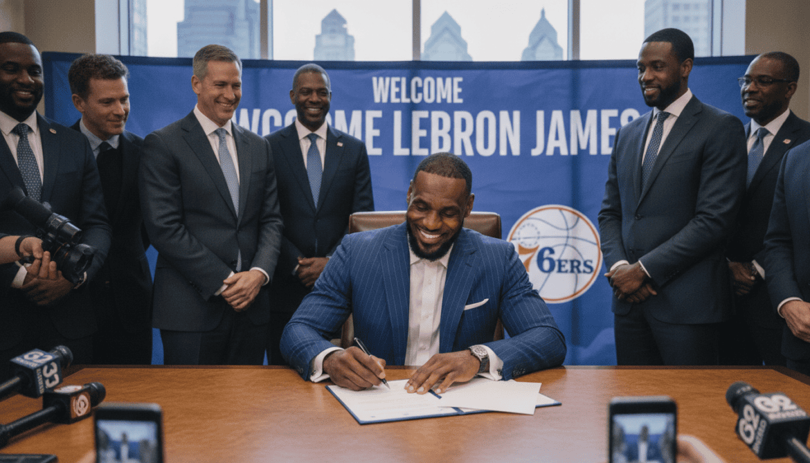 LeBron James Signs Two Year Deal With Philadelphia 76ers to Chase Title