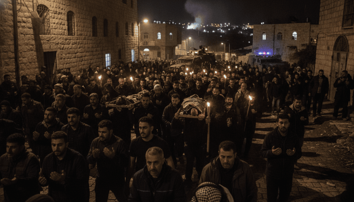 West Bank violence kills four near Nablus as overnight funerals held