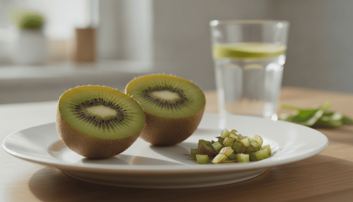 Kiwi skin boosts immunity aids iron absorption and supports digestion