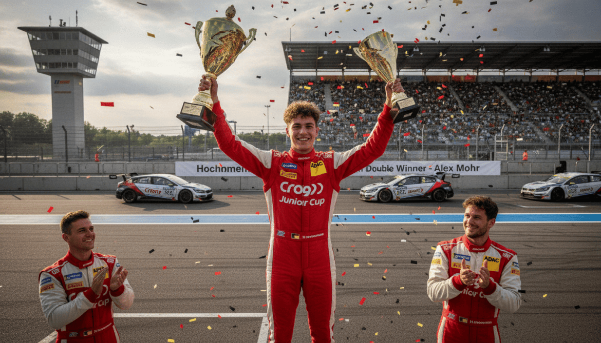 ADAC Tourenwagen Junior Cup: Alex Mohr wins Hockenheim double, leads standings