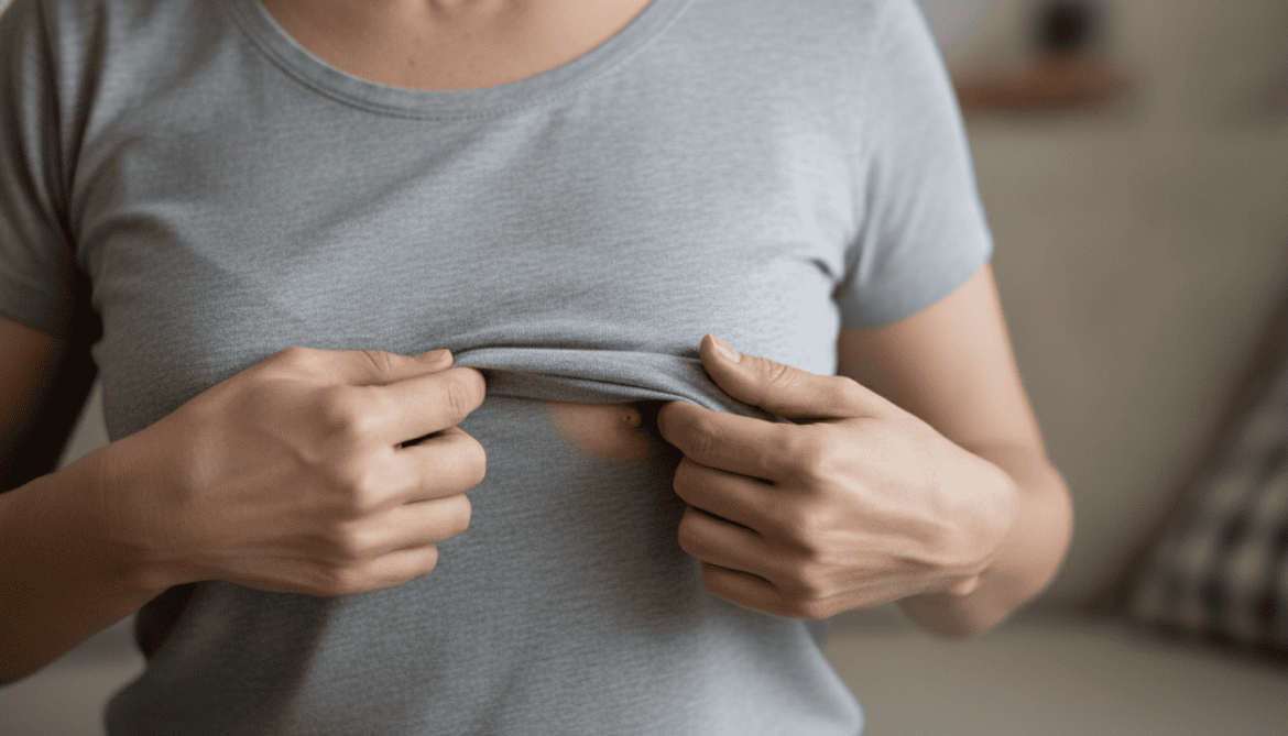 Triple-negative breast cancer symptoms include painless lumps, skin and nipple changes