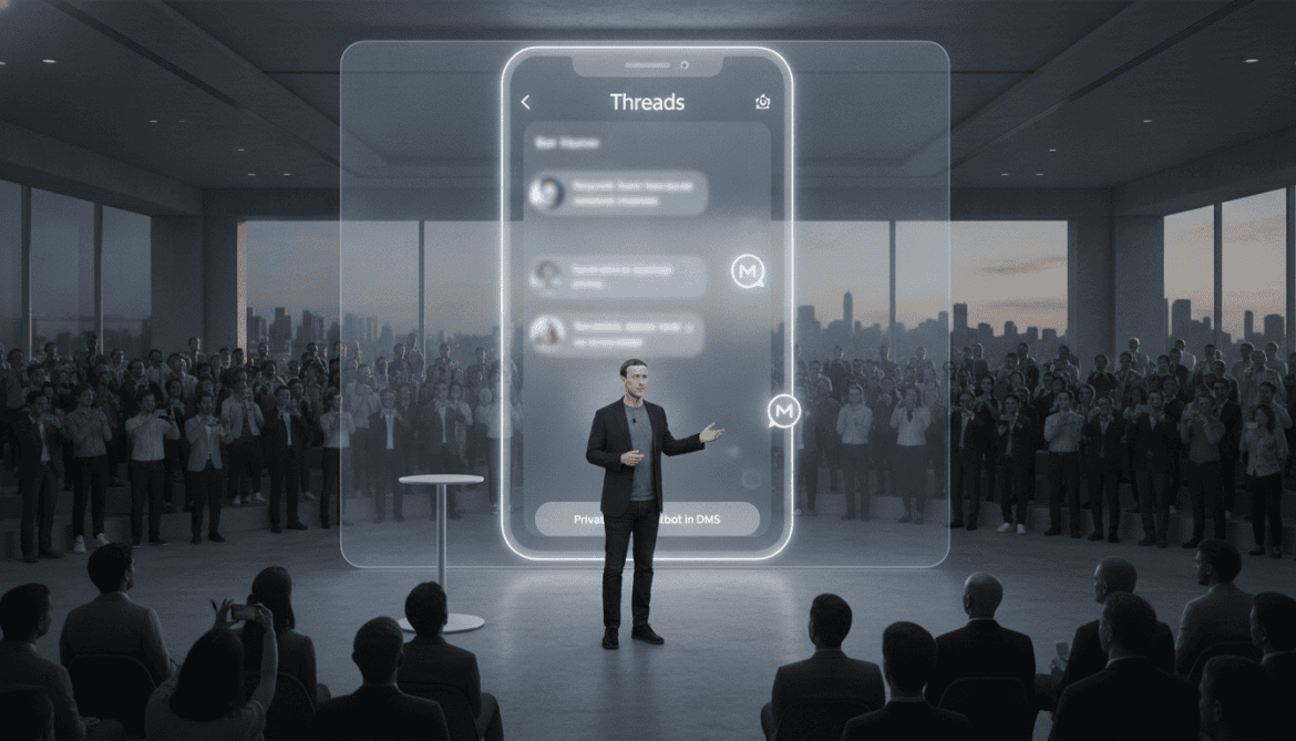 Meta AI rolls out private chatbot within Threads DMs globally