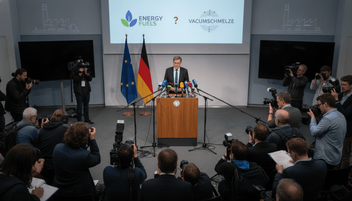 Energy Fuels' bid for magnet maker Vacuumschmelze triggers German investment review