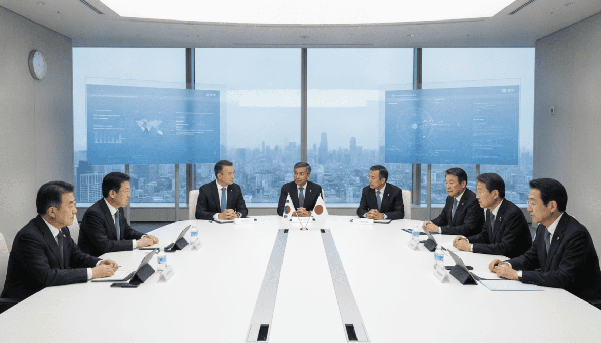 Japan and South Korea court US AI industry while positioning as neutral Asian partners