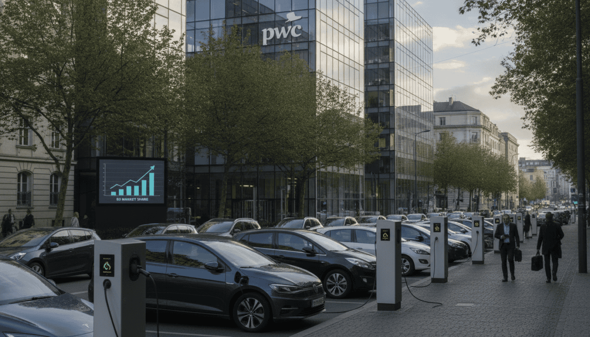 Electric vehicles hit record 22 percent EU market share as PwC reveals