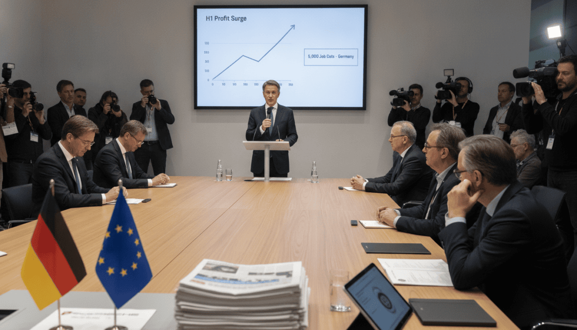Porsche reports H1 profit surge and announces 5,000 German job cuts