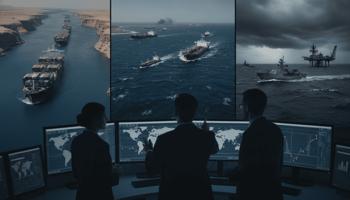 Strait of Hormuz, Bab al-Mandeb and Black Sea disruptions threaten oil supply