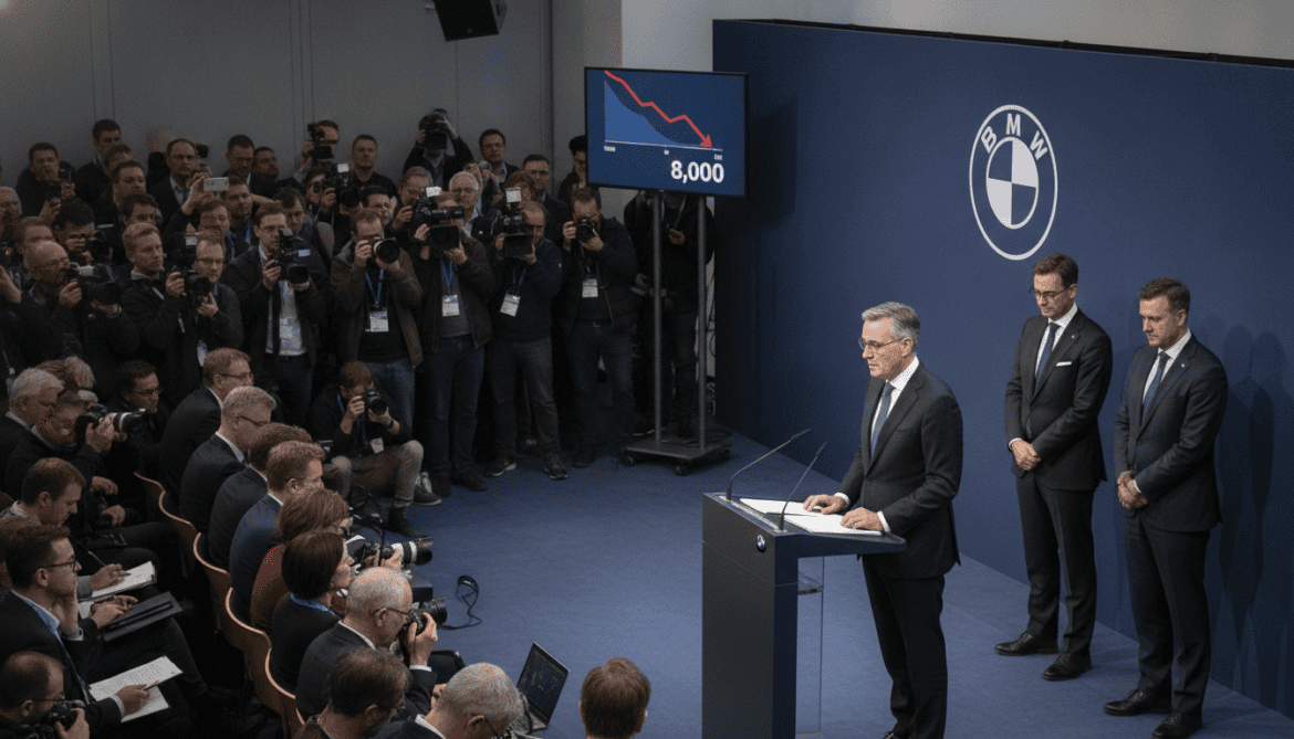 BMW announces 8,000 job cuts after profit plunges on China sales slump