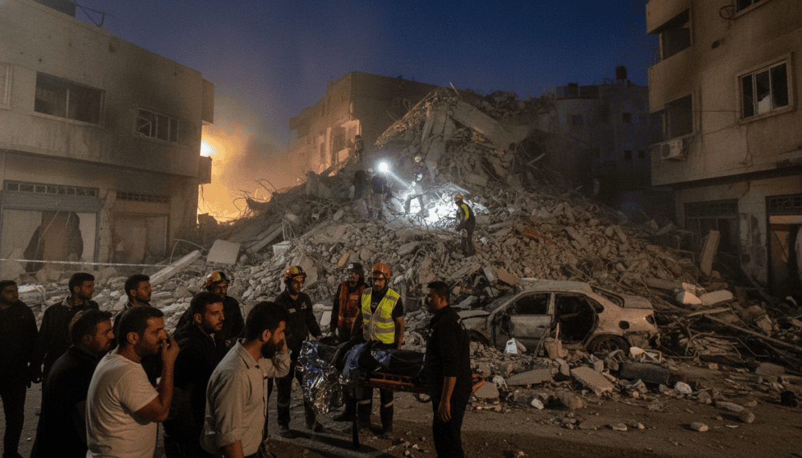 Israeli air strikes overnight kill at least six and wound 25 in Gaza