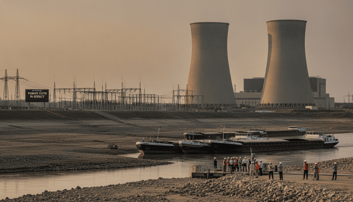 Low Danube levels force power cuts and reactor shutdowns in Central Europe