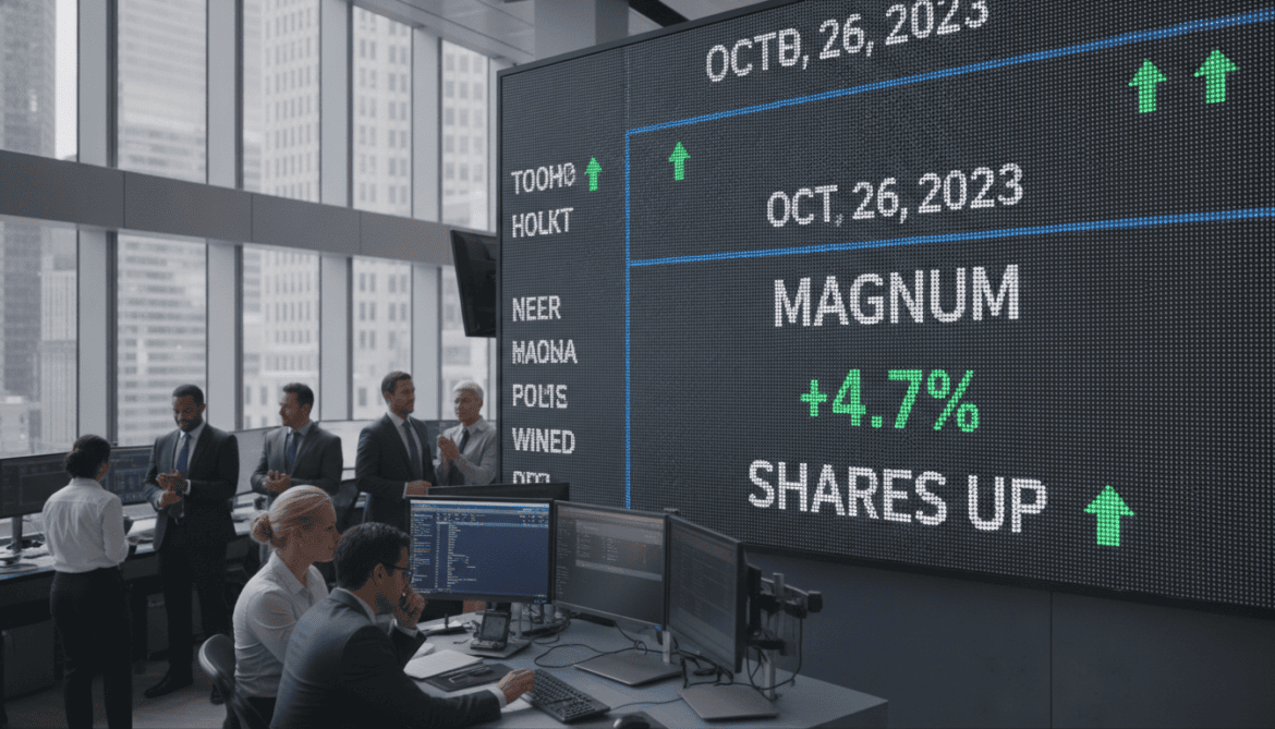 Magnum posts 4.7% first-half revenue growth as shares edge higher