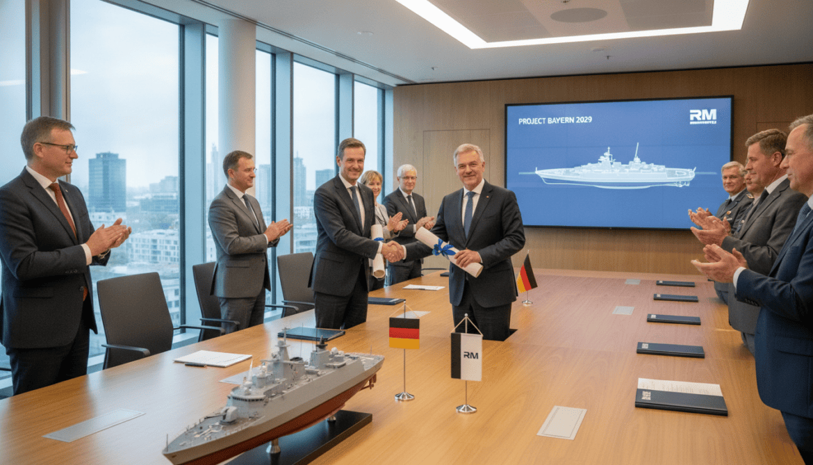 Rheinmetall awarded major contract to modernize frigate Bayern by 2029