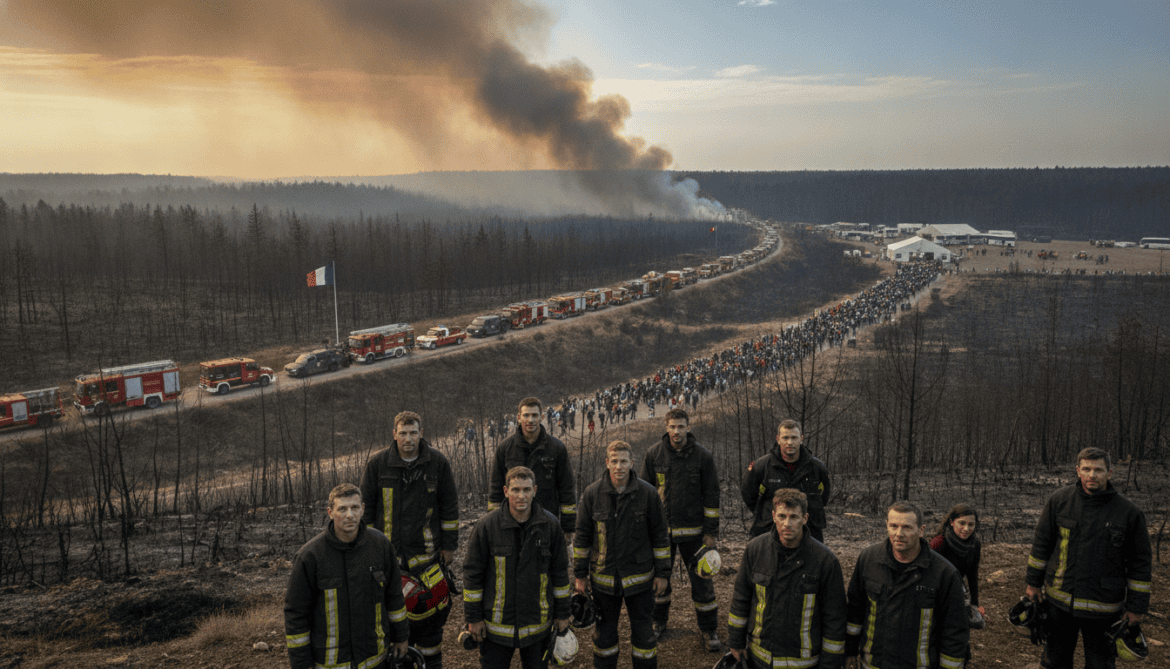 Gironde wildfires offer first hope as 220,000 remain evacuated