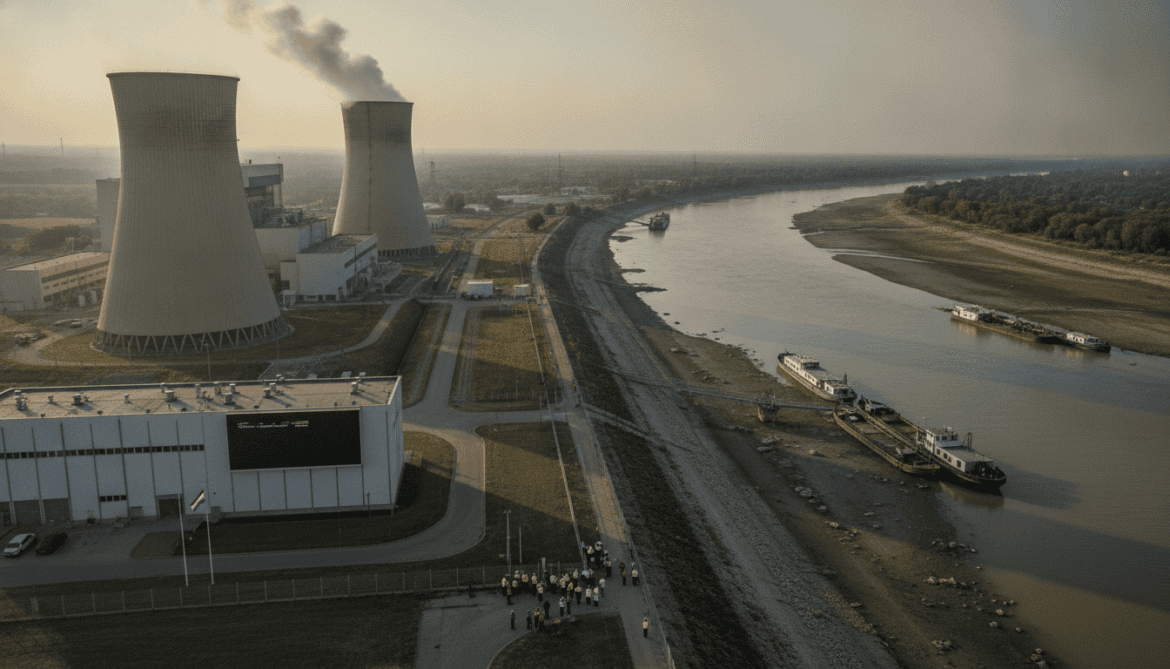 Hungary shuts down Paks nuclear plant amid historic Danube low water levels