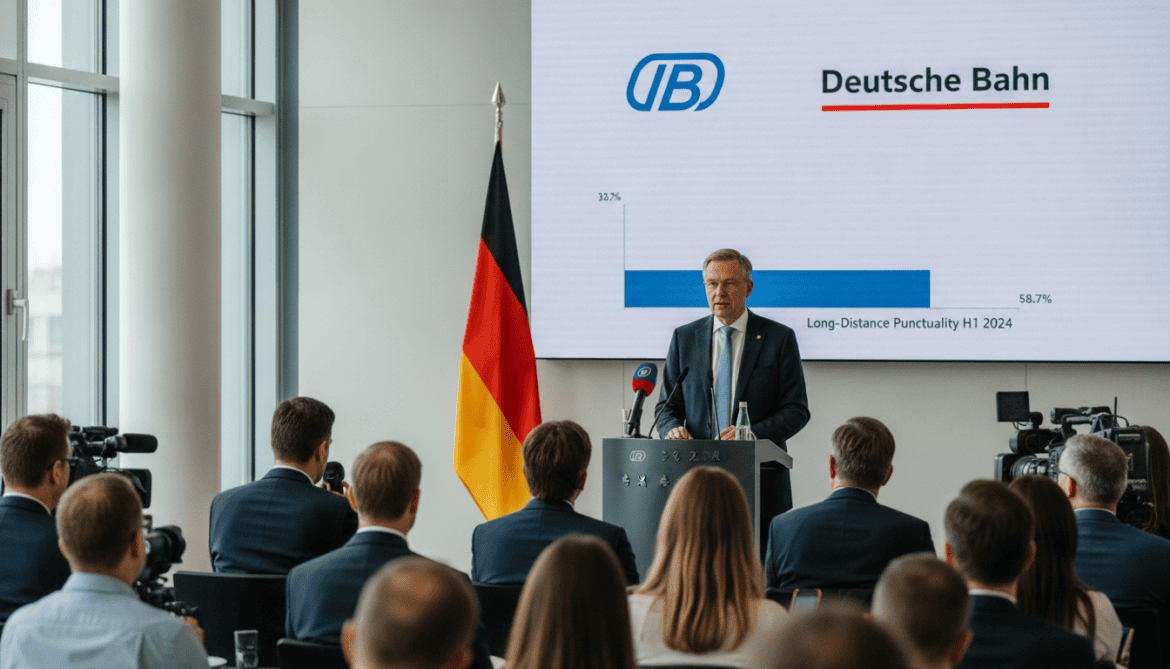 Deutsche Bahn confirms 58.7% long-distance punctuality in first half